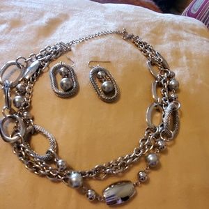 Necklace & earrings